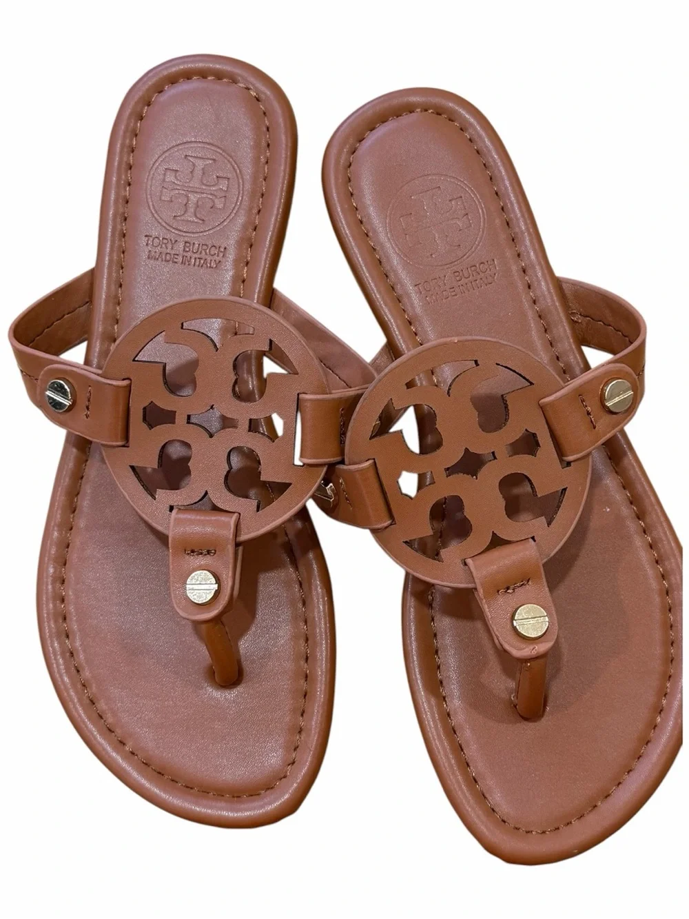 Tory Burch Miller Leather Sandal in Vintage Vachetta Size EU 36 / US 5.5